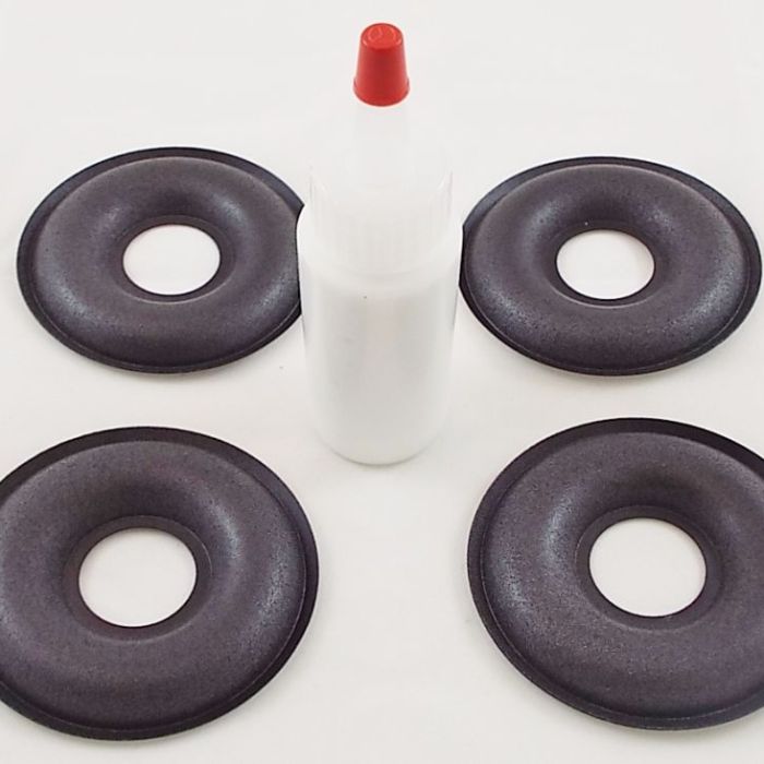 KEF 2.75 inch Foam Donut Dust Cap Kit with Glue