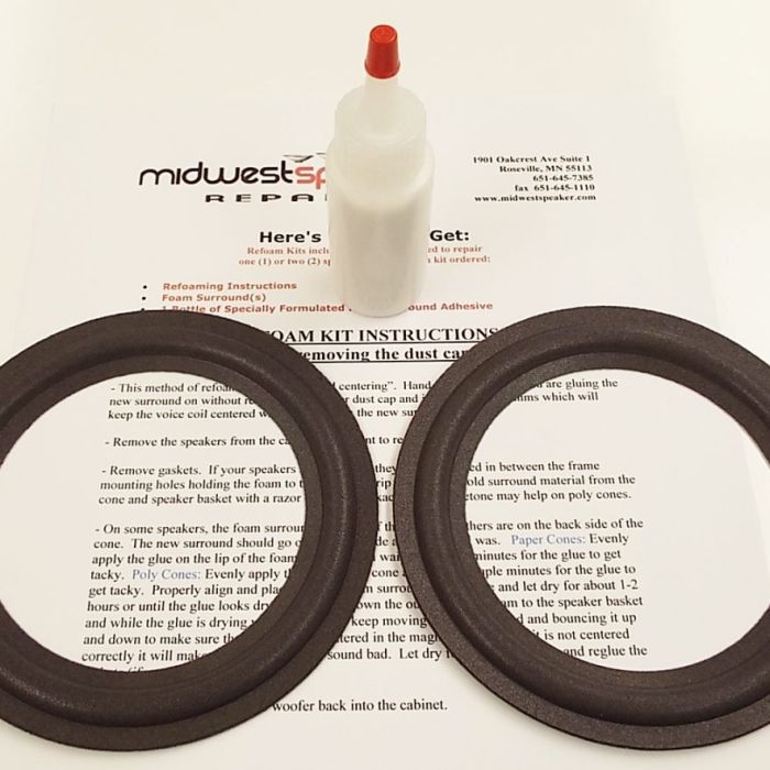 Advent 5.25 inch Refoam Kit (F5-2)