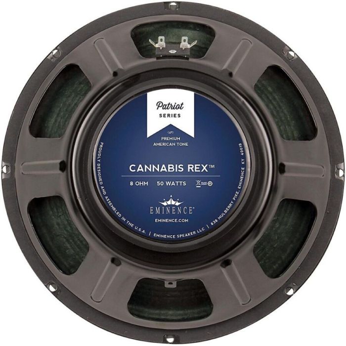 Eminence CANNABIS REX : 12″ Hemp Cone Guitar Speaker