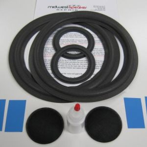 Acoustic Research AR90 Complete Woofer and Mid Speaker Foam Surround Repair Kit 