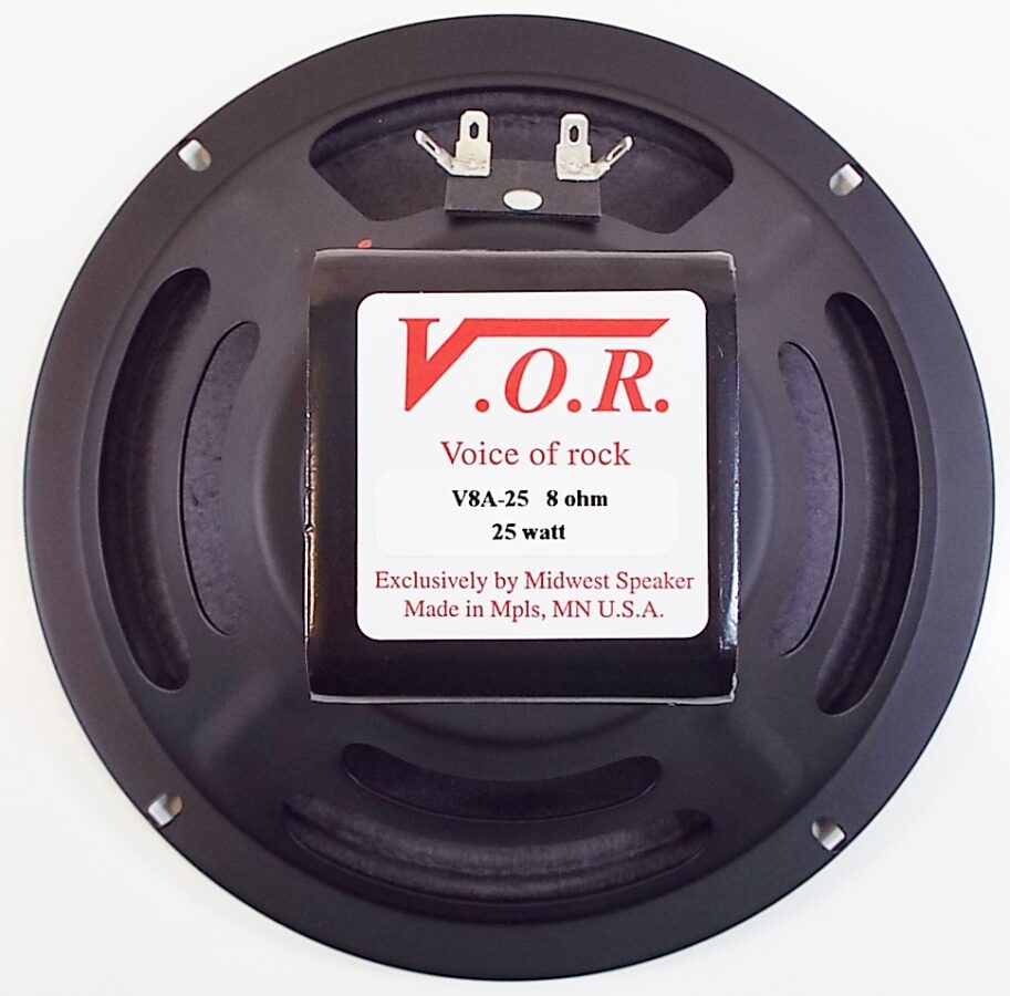 VOR V8A-25: 8 inch Alnico Guitar Speaker-2466