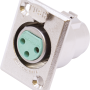 D3F Switchcraft Female XLR Panel Mount
