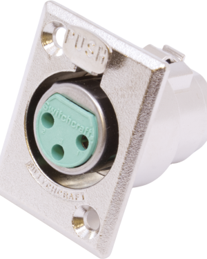 D3F Switchcraft Female XLR Panel Mount