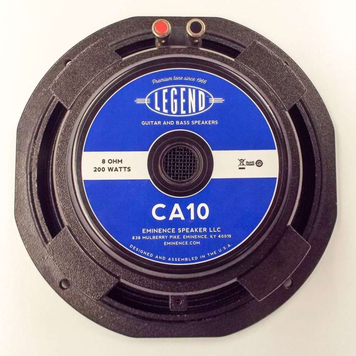 Eminence Legend CA10: 10″ Bass Guitar Speaker