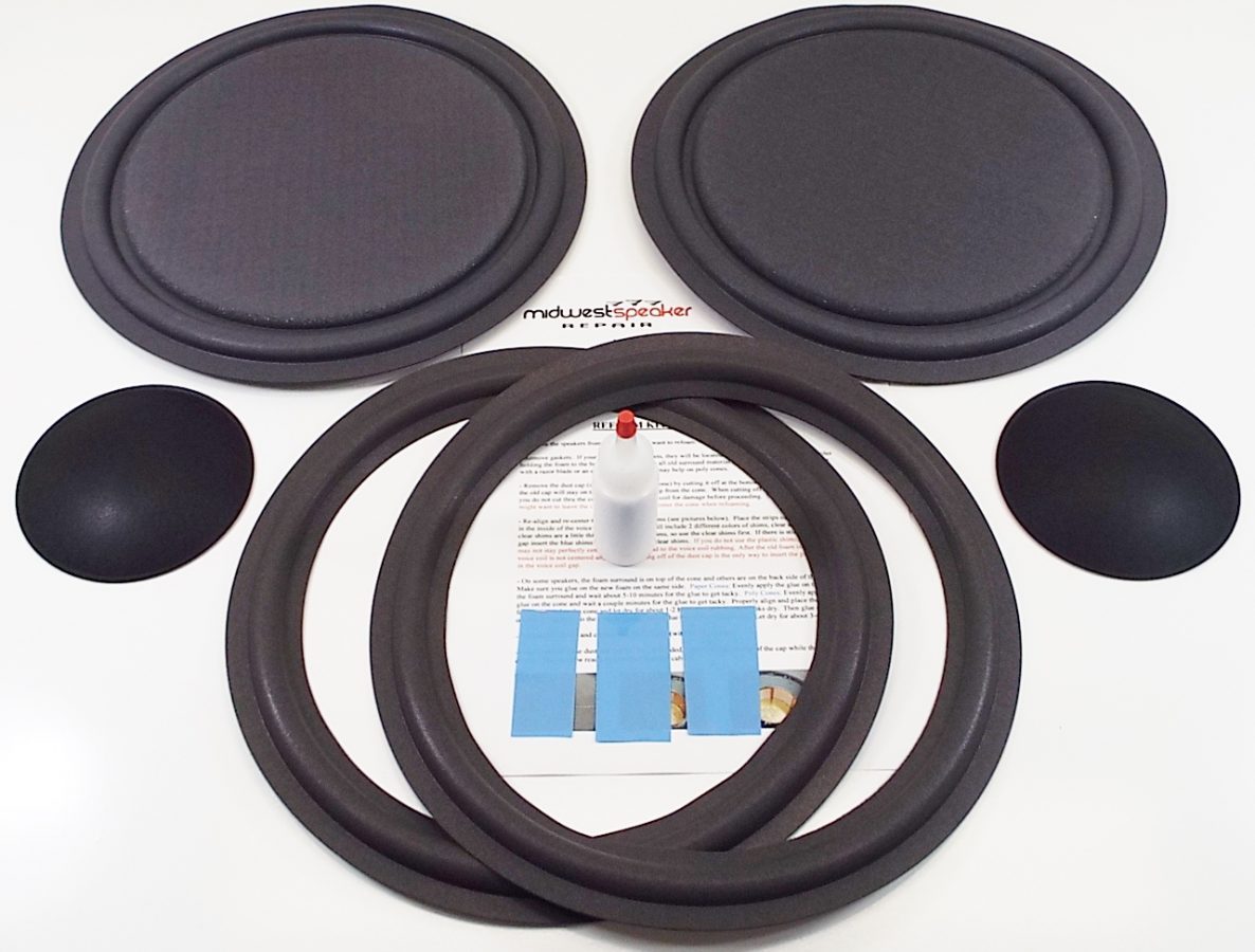 thumbnail image 2 of Infinity RS7 / RS7b / RS8 Speaker Refoam Kit – 8 Inch – MW Audio – Free Shipping 2 of 6