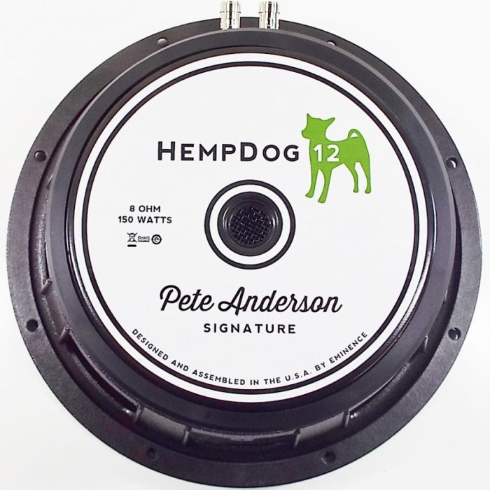 Eminence HempDog 12: 12 inch Guitar Speaker Pete Anderson Signature Series