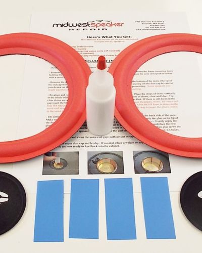 CV Cerwin Vega 8 inch Red Refoam Kit (F8-4)