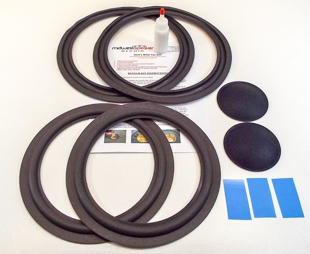 Infinity RS7 RS7b RS8 Speaker Refoam Kit – 8" Woofer Repair – MW Audio Free Ship