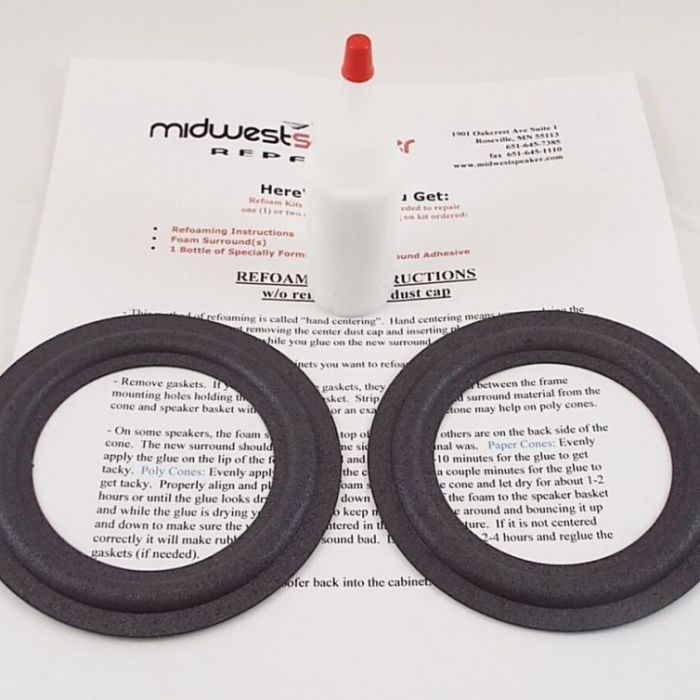 Burhoe Acoustics 4.5 inch Refoam Kit (F4-7)