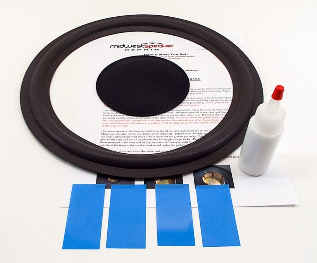 Speaker Repair Kit Miller & Kreisel Speaker Foam Surround Repair Kit