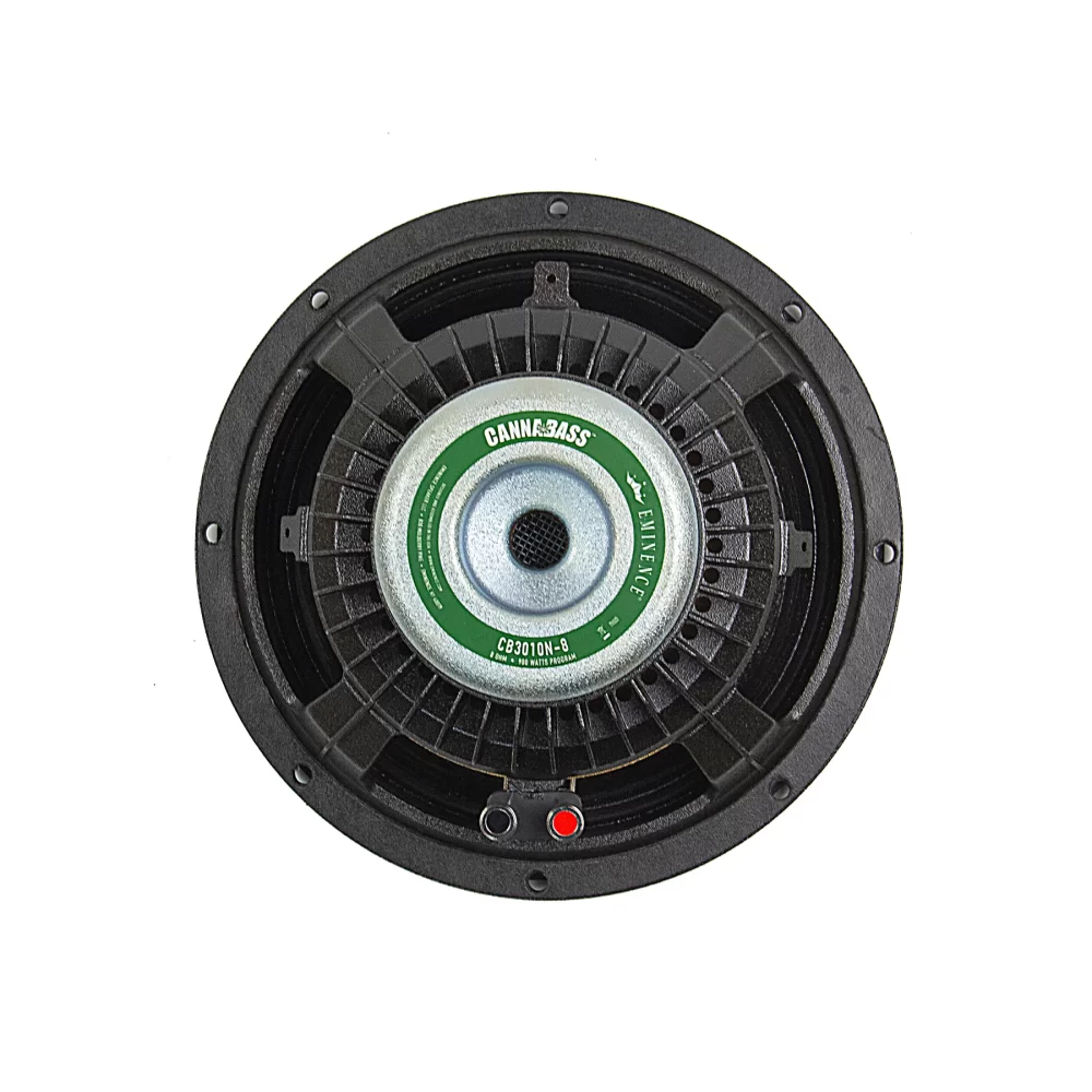 Eminence CannaBass CB3010N-8:  10″ Neo Bass Guitar Speaker w/ Hemp Cone