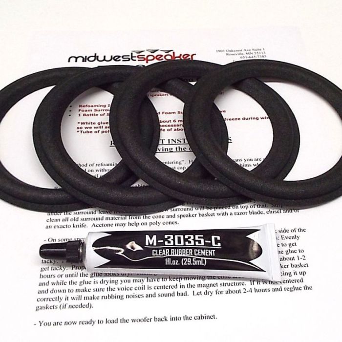 Boston 555X 5″ Refoam Kit (F5-1) – 4 Surrounds