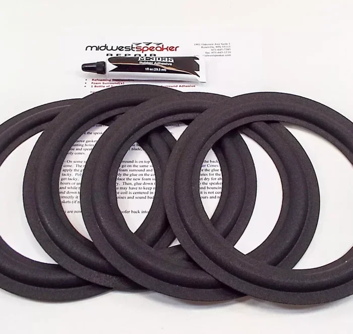 Infinity RS4 RS4B RSIII RS6001  8″ Refoam Kit (F8-2) 4 Foams